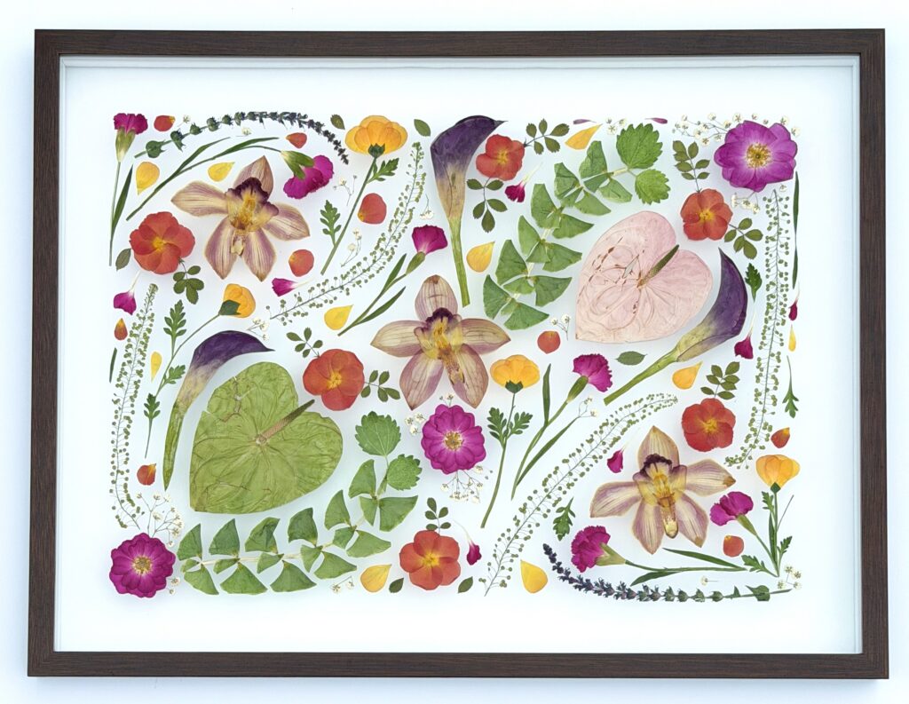 Floral Bouquet Preservation, framed wedding flower preservation by Gretchen TenBrook (view 10)